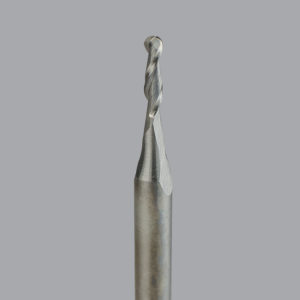 Onsrud 52-235B 1/16" Up-Cut Spiral Ball Nose 2 Flute X 1/4" CL Solid Carbide Router Bit