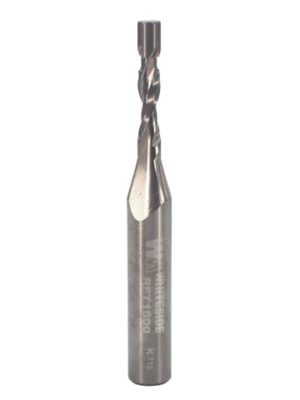 Whiteside RFT1600 1/8" Up-Cut Flush Trim Spiral 2 Flute X 3/8" CL Solid Carbide Router Bit