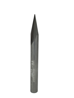 Whiteside SC50 1/4" Straight Carving Liner 1 Flute Solid Carbide Router Bit