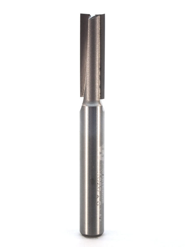 Whiteside 1020x8 5/16" CD 2 Wing X 1" CL X 1/4 SHK Carbide Tipped Straight Router Bit"