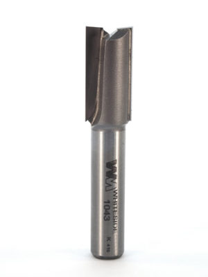 Whiteside 1043 1/2" CD 2 Wing X 1" CL X 3/8" SHK Carbide Tipped Straight Router Bit