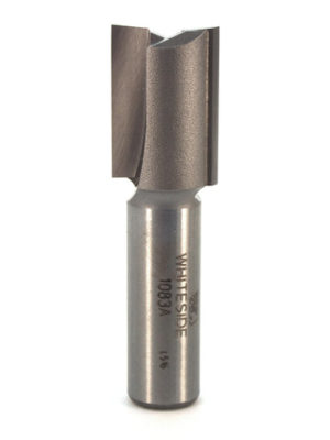 Whiteside 1083A 23/32" CD 2 Wing X 1" CL X 1/2" SHK Carbide Tipped Straight Router Bit
