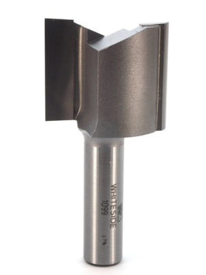 Whiteside 1099 1-1/2" CD 2 Wing X 1-1/4" CL X 1/2" SHK Carbide Tipped Straight Router Bit