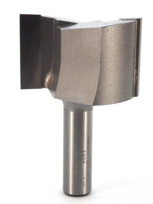 Whiteside 1101 2" CD 2 Wing X 1-1/4" CL X 1/2" SHK Carbide Tipped Straight Router Bit