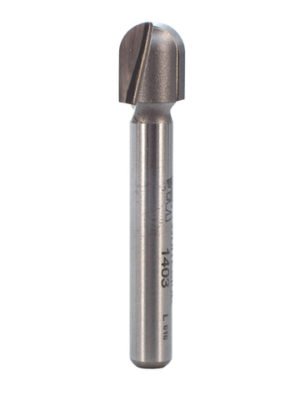 Whiteside 1403 3/8" Round Nose  2 Flute Carbide Tipped Router Bit