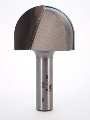Whiteside 1416 1-3/4" Round Nose  2 Flute Carbide Tipped Router Bit