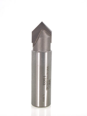 Whiteside 1503 1/2" V-Groove 90° 2 Flute Carbide Tipped Router Bit