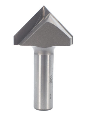 Whiteside 1508 1-1/2" V-Groove 90° 2 Flute Carbide Tipped Router Bit
