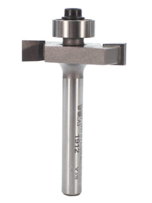 Whiteside 1912 1-1/4" CD X 2 Wing X 1/4" CL X 3/8" Cut Depth X 1/4" SHK Carbide Tipped Rabbet Router Bit