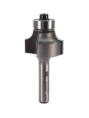 Whiteside 2000 7/8" CD X 2 Wing X 1/2" CL X 3/16" Radius X 1/4" SHK Carbide Tipped Roundover Router Bit