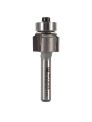 Whiteside 2000A 5/8" CD X 2 Wing X 1/2" CL X 1/16" Radius X 1/4" SHK Carbide Tipped Roundover Router Bit