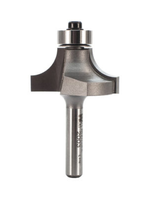 Whiteside 2003 1-1/4" CD X 2 Wing X 5/8" CL X 3/8" Radius X 1/4" SHK Carbide Tipped Roundover Router Bit