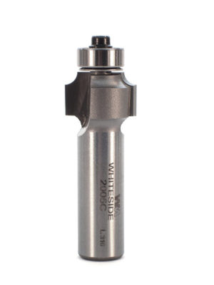 Whiteside 2005C 3/4" CD X 2 Wing X 1/2" CL X 1/8" Radius X 1/2" SHK Carbide Tipped Roundover Router Bit