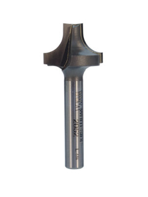 Whiteside 2052 3/4" CD X 2 Wing X 3/8" CL X 1/4" Radius X 1/4" SHK Carbide Tipped Plunge Roundover Router Bit