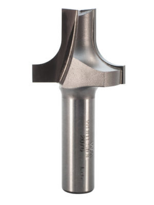 Whiteside 2076 1-3/8" CD X 2 Wing X 13/16" CL X 3/8" Radius X 1/2" SHK Carbide Tipped Plunge Roundover Router Bit