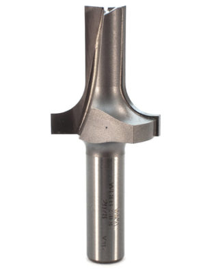 Whiteside 2078 1-3/8" CD X 2 Wing X 1-5/16" CL X 3/8" Radius X 1/2" SHK Carbide Tipped Plunge Roundover Router Bit