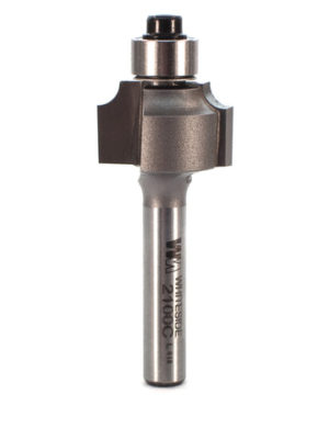 Whiteside 2100C 3/4" CD X 2 Wing X 1/2" CL X 1/8" Radius X 1/4" SHK Carbide Tipped Beading Router Bit