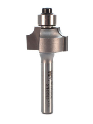 Whiteside 2100D 13/16" CD X 2 Wing X 1/2" CL X 5/32" Radius X 1/4" SHK Carbide Tipped Beading Router Bit