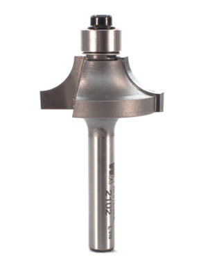 Whiteside 2102 1-1/8" CD X 2 Wing X 1/2" CL X 5/16" Radius X 1/4" SHK Carbide Tipped Beading Router Bit