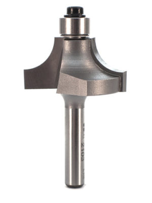 Whiteside 2103 1-1/4" CD X 2 Wing X 5/8" CL X 3/8" Radius X 1/4" SHK Carbide Tipped Beading Router Bit