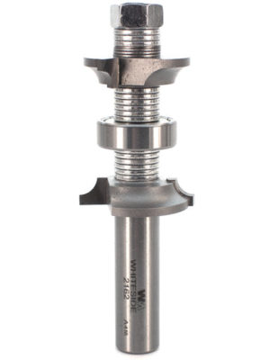 Whiteside 2162 1-1/4" CD X 2 Wing X  CL X 3/16" Radius X 1/2" SHK Carbide Tipped Double Roundover Router Bit