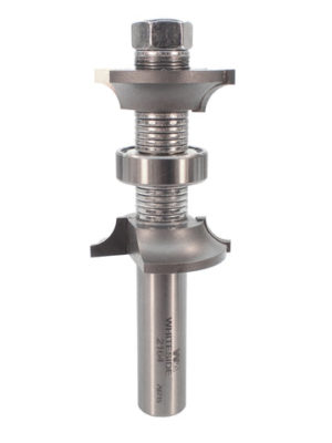 Whiteside 2164 1-3/8" CD X 2 Wing X  CL X 1/4" Radius X 1/2" SHK Carbide Tipped Double Roundover Router Bit
