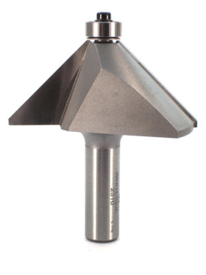 Whiteside 2310 2-5/8" CD X 2 Wing X 1-1/16" CL X 45° Angle X 1/2" SHK Carbide Tipped Chamfer Router Bit