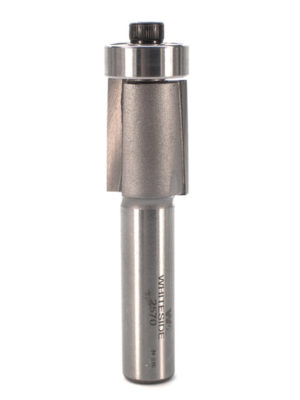 Whiteside 2570 3/4" CD X 2 Wing X 1" CL X 1/2" SHK Carbide Tipped Downshear Flush Trim Router Bit