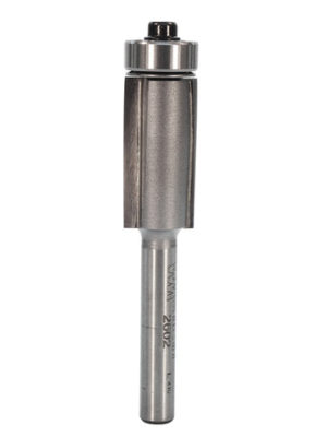 Whiteside 2602 1/2" CD X 2 Wing X 1" CL X 1/4" SHK Carbide Tipped Downshear Flush Trim Router Bit