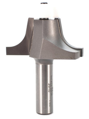 Whiteside 2910 2 Wing X 10° Angle X 1/2" SHK Carbide Tipped Solid Surface Rounding Over Undermount Router Bit