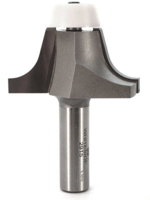 Whiteside 2915 2 Wing X 15° Angle X 1/2" SHK Carbide Tipped Solid Surface Rounding Over Undermount Router Bit