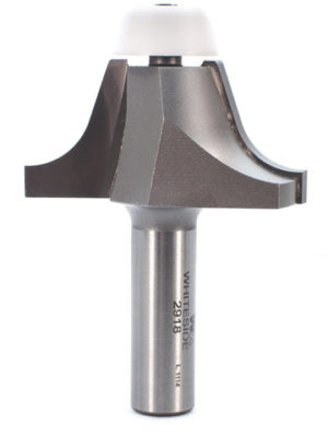 Whiteside 2918 2 Wing X 18° Angle X 1/2" SHK Carbide Tipped Solid Surface Rounding Over Undermount Router Bit
