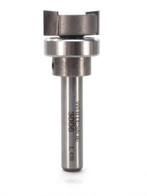 Whiteside 3006 5/8" CD 2 Wing X 1/4" CL X 1/4" SHK Carbide Tipped Template Router Bit