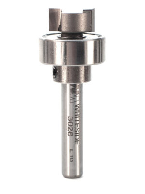 Whiteside 3028 1/2" CD X 2 Wing X 1/4" CL X  Cut Depth X 1/4" SHK Carbide Tipped Template Router Bit