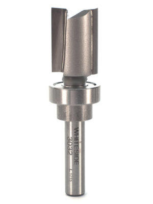 Whiteside 3032 9/16" CD X 2 Wing X 3/4" CL X  Cut Depth X 1/4" SHK Carbide Tipped Template Router Bit