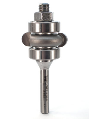 Whiteside 3182 1-1/4" CD X 2 Wing X 3/8" CL X 3/16" Radius X 1/4" SHK Carbide Tipped Radius Flute Router Bit