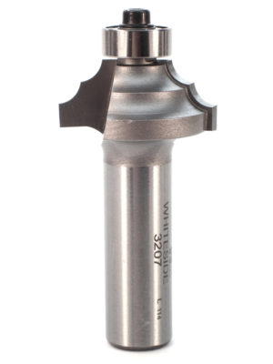Whiteside 3207 1-1/8" CD X 2 Wing X 1/2" CL X 5/32" Radius X 1/2" SHK Carbide Tipped Double Round Router Bit