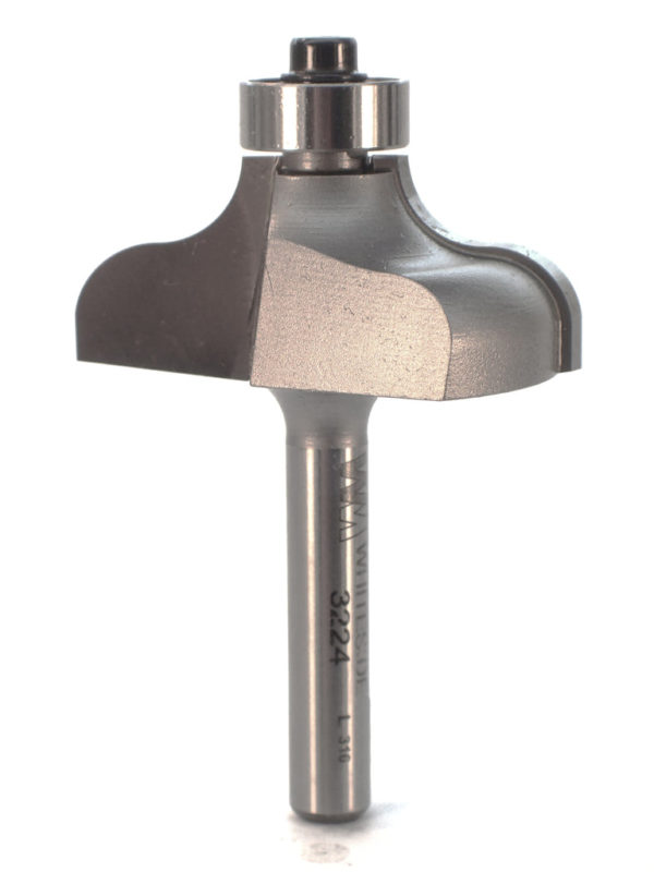 Whiteside 3224 1-1/2" CD X 2 Wing X 5/8" CL X 1/4" Radius X 1/4" SHK Carbide Tipped Ogee Router Bit