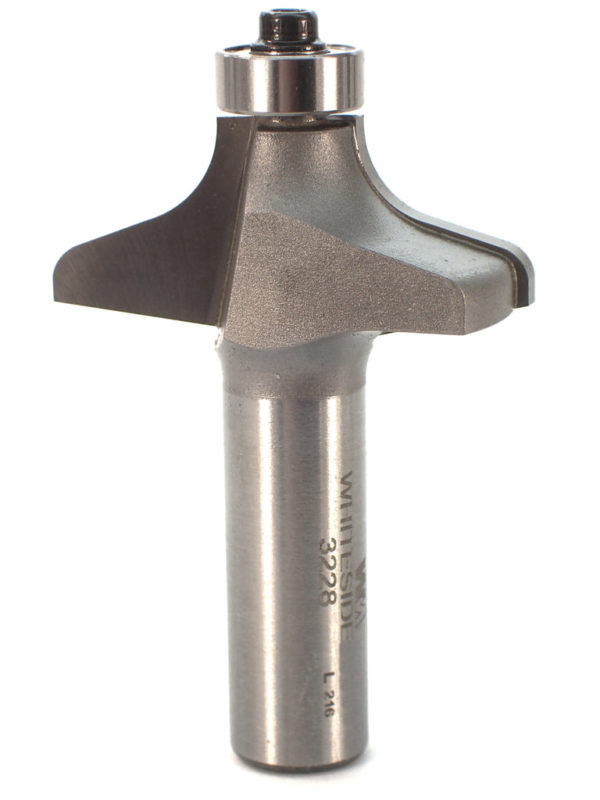Whiteside 3228 1-5/8" CD X 2 Wing X 5/8" CL X 9/64" & 5/16" Radius X 1/2" SHK Carbide Tipped Ogee Router Bit