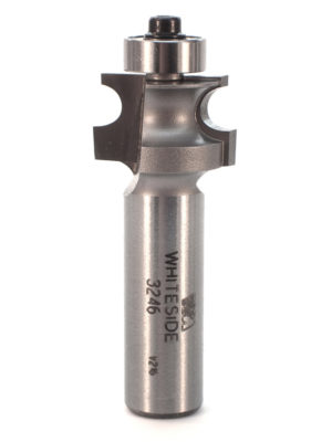 Whiteside 3246 7/8" CD X 2 Wing X 9/16" CL X 1/2" SHK Carbide Tipped Edge Beading Router Bit