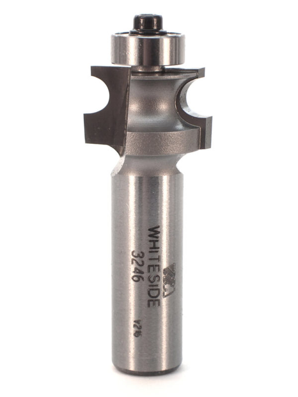 Whiteside 3246 7/8" CD X 2 Wing X 9/16" CL X 1/2" SHK Carbide Tipped Edge Beading Router Bit