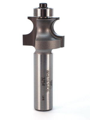 Whiteside 3254 1-1/16" CD X 2 Wing X 3/4" CL X 1/2" SHK Carbide Tipped Edge Beading Router Bit