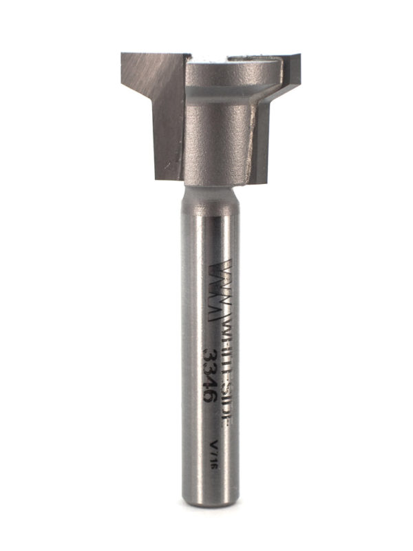 Whiteside 3346 3/4" CD X 2 Wing X 1/2" CL X 1/4" SHK Carbide Tipped Locking Drawer Glue Joint Router Bit