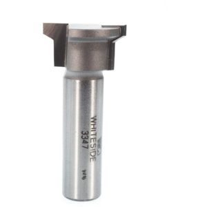 Whiteside 3347 1" CD X 2 Wing X 1/2" CL X 1/2" SHK Carbide Tipped Locking Drawer Glue Joint Router Bit