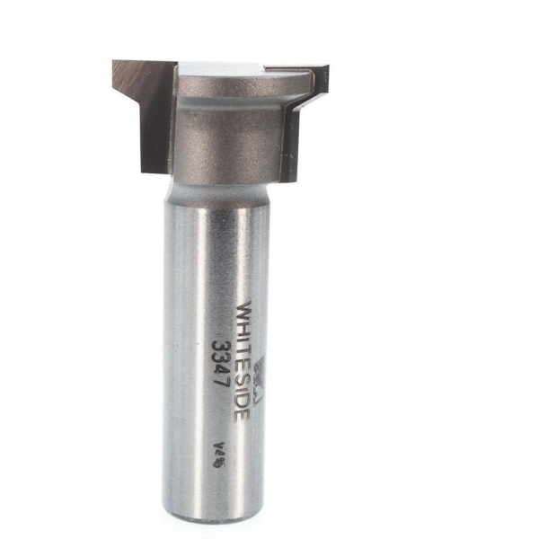 Whiteside 3347 1" CD X 2 Wing X 1/2" CL X 1/2" SHK Carbide Tipped Locking Drawer Glue Joint Router Bit