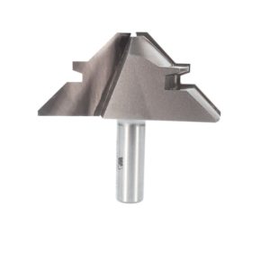 Whiteside 3360 3-1/8" CD X 2 Wing X 1/2" SHK Carbide Tipped 45° Lock Miter Glue Joint Router Bit