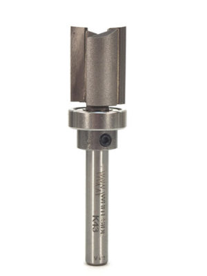 Whiteside K43 5/8" CD 2 Wing X 3/4" CL X 1/4" SHK Carbide Tipped Template Router Bit