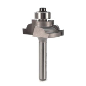 Whiteside 3160 1-1/4" CD X 2 Wing X 1/2" CL X 5/32" Radius X 1/4" SHK Carbide Tipped Classical Cove Edge Profile Router Bit