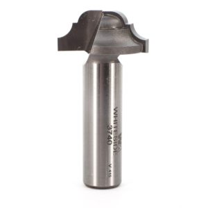 Whiteside 3740 1-1/8" CD X 2 Wing X 1/2" CL X 3/16" Radius X 1/2" SHK Carbide Tipped Classical Round Bottom Router Bit