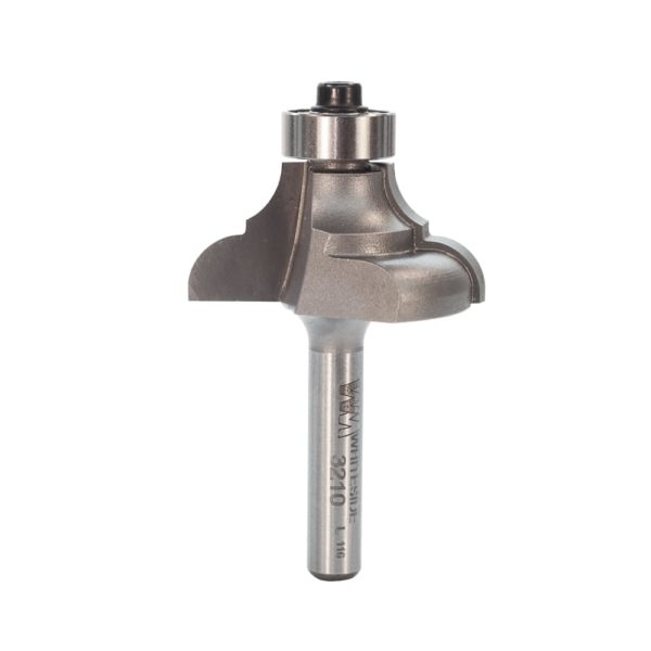 Whiteside 3210 1-5/16" CD X 2 Wing X 5/8" CL X 1/4" Radius X 1/4" SHK Carbide Tipped Cove & Bead Router Bit